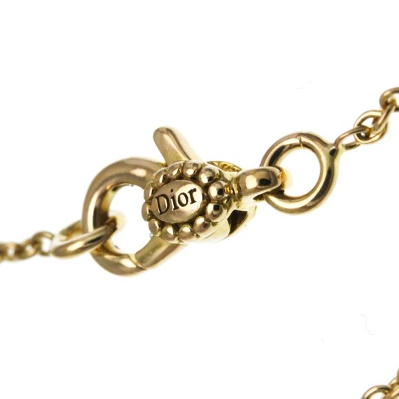 DIOR 18k Rose Gold Diamond Charm Bracelet - Picture 8 of 11